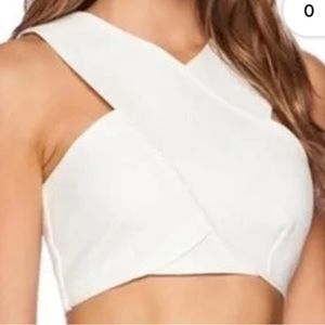 BCBGMaxAzria “Nyella” crop top